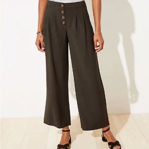 💥last chance! LOFT Wide Leg Cropped Pants
